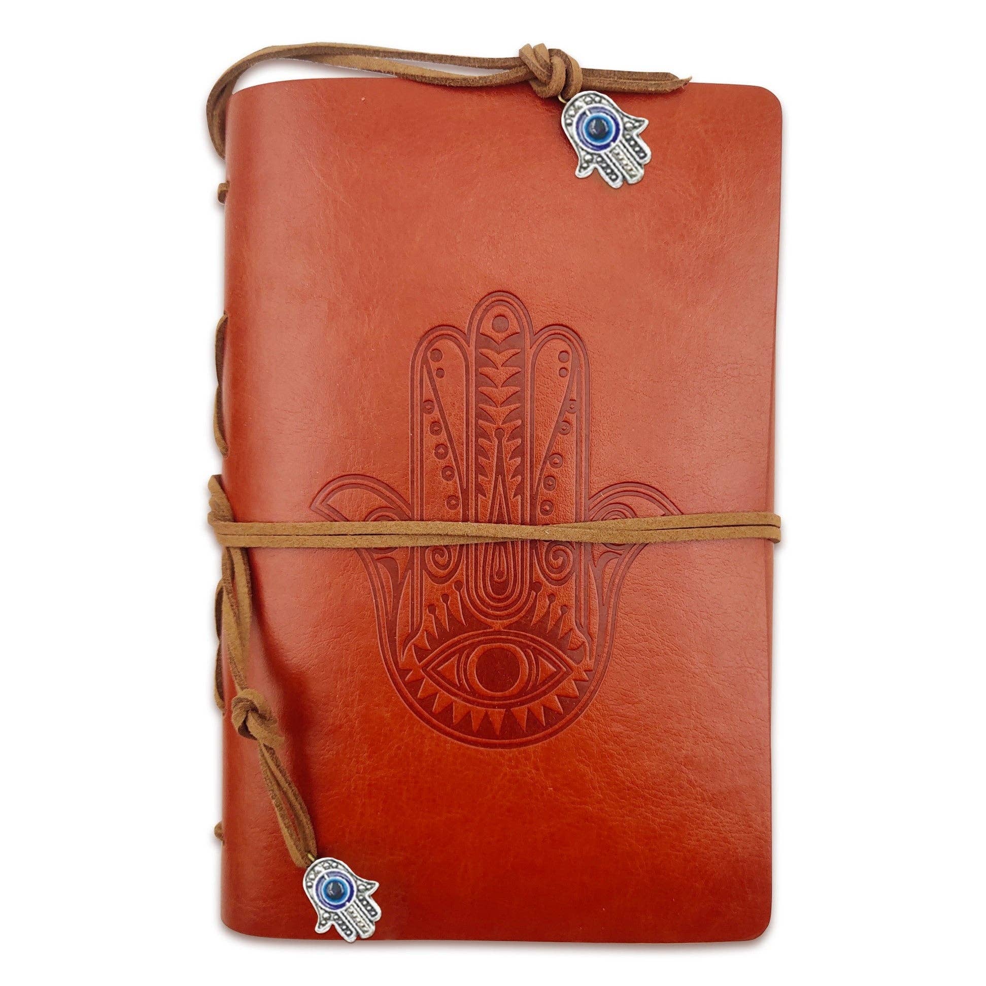 Original Source - Wholesale Journal/Diary - Hamsa Evil Eye Journal –Brown0
