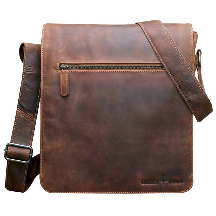 Greenwood – wholesale Kurirväska – Unisex – Hanne messenger bag kvinnors läder axelväska herrväska A4