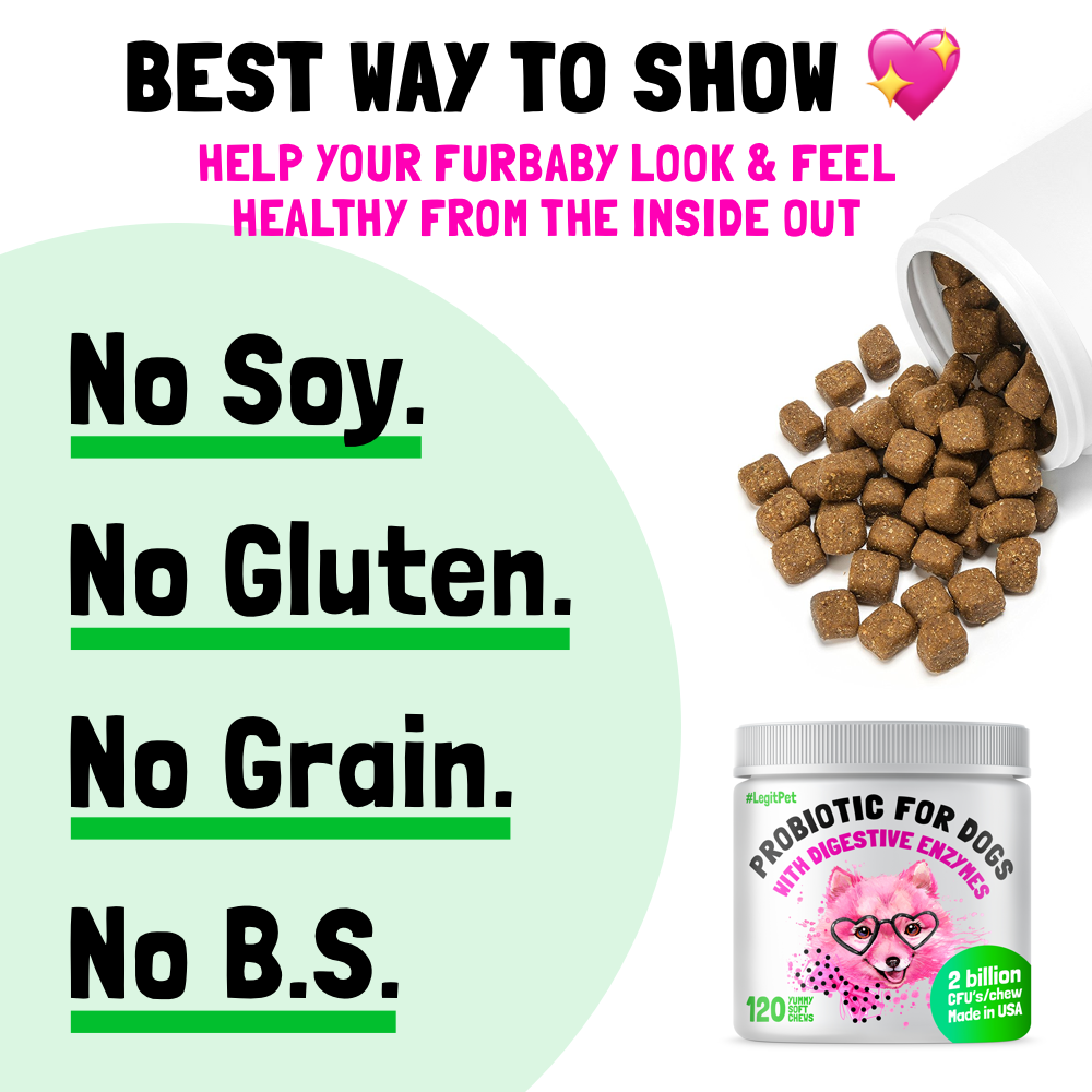 LEGITPET - Wholesale Pet Supplement - Dog - Probiotic for Dogs - with Natural Digestive Enzymes5
