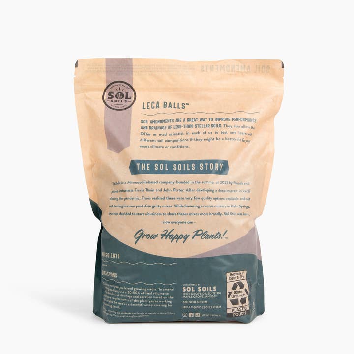 Sol Soils - Wholesale Planting/Potting Soil - Amendments (1Gal) LECA Balls1