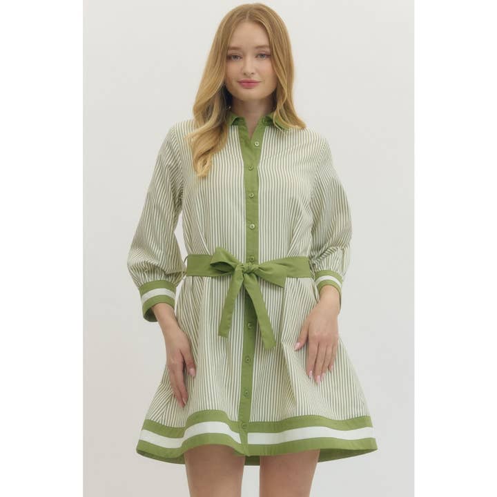 Robe mini rayée pour la vente par STYLE USA