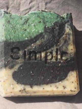 Kaffee-Mohn-Peeling-Seife für den Großhandel von Simple la savonnerie