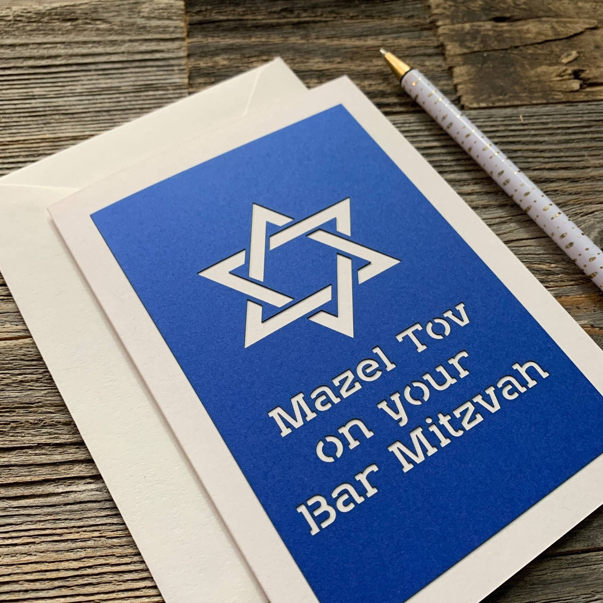 Louise Lauret - Wholesale Everyday Greeting Card - Mazel Tov on Your Bar Mitzvah, Bar Mitzvah Card4