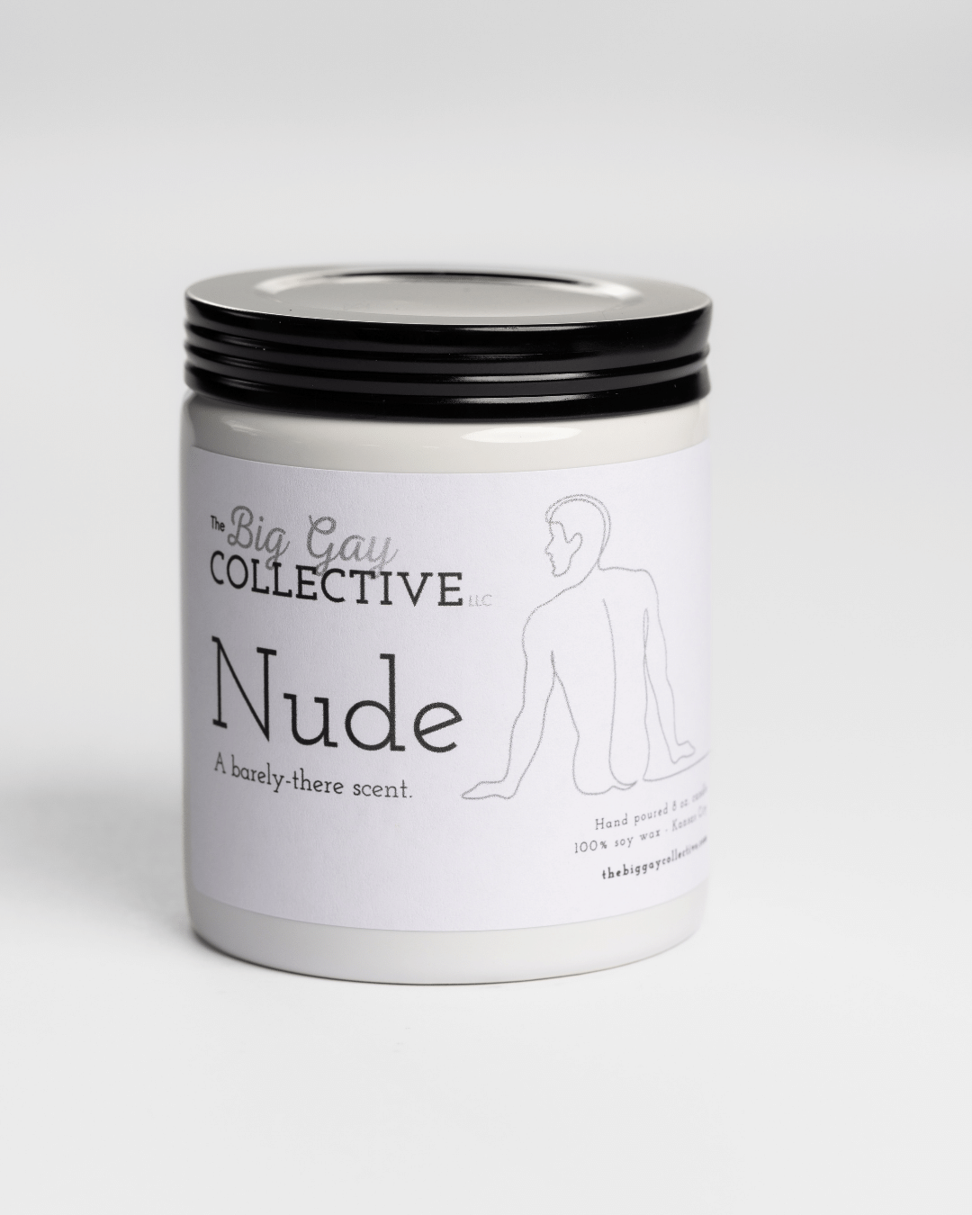The Big Gay Collective LLC - Wholesale Jar/Filled Candle - Nude1