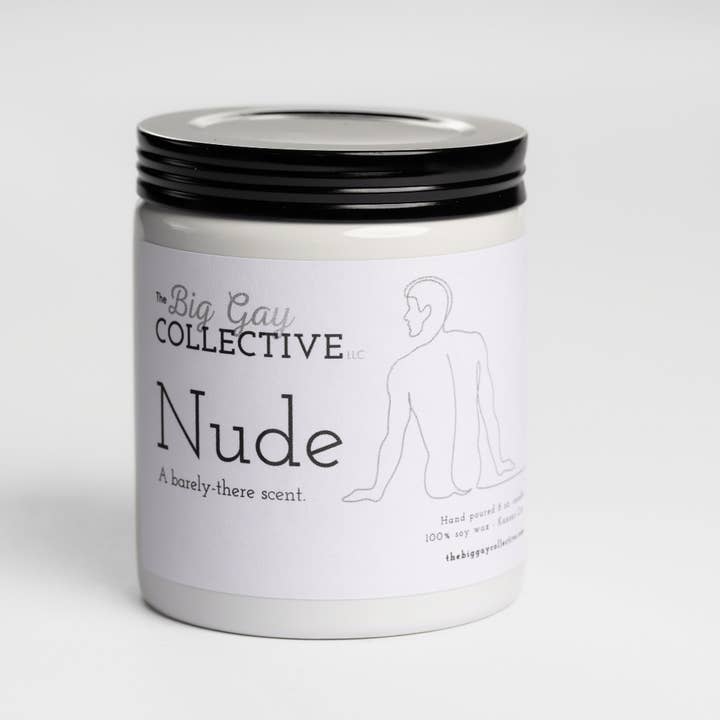 The Big Gay Collective LLC - Wholesale Jar/Filled Candle - Nude1