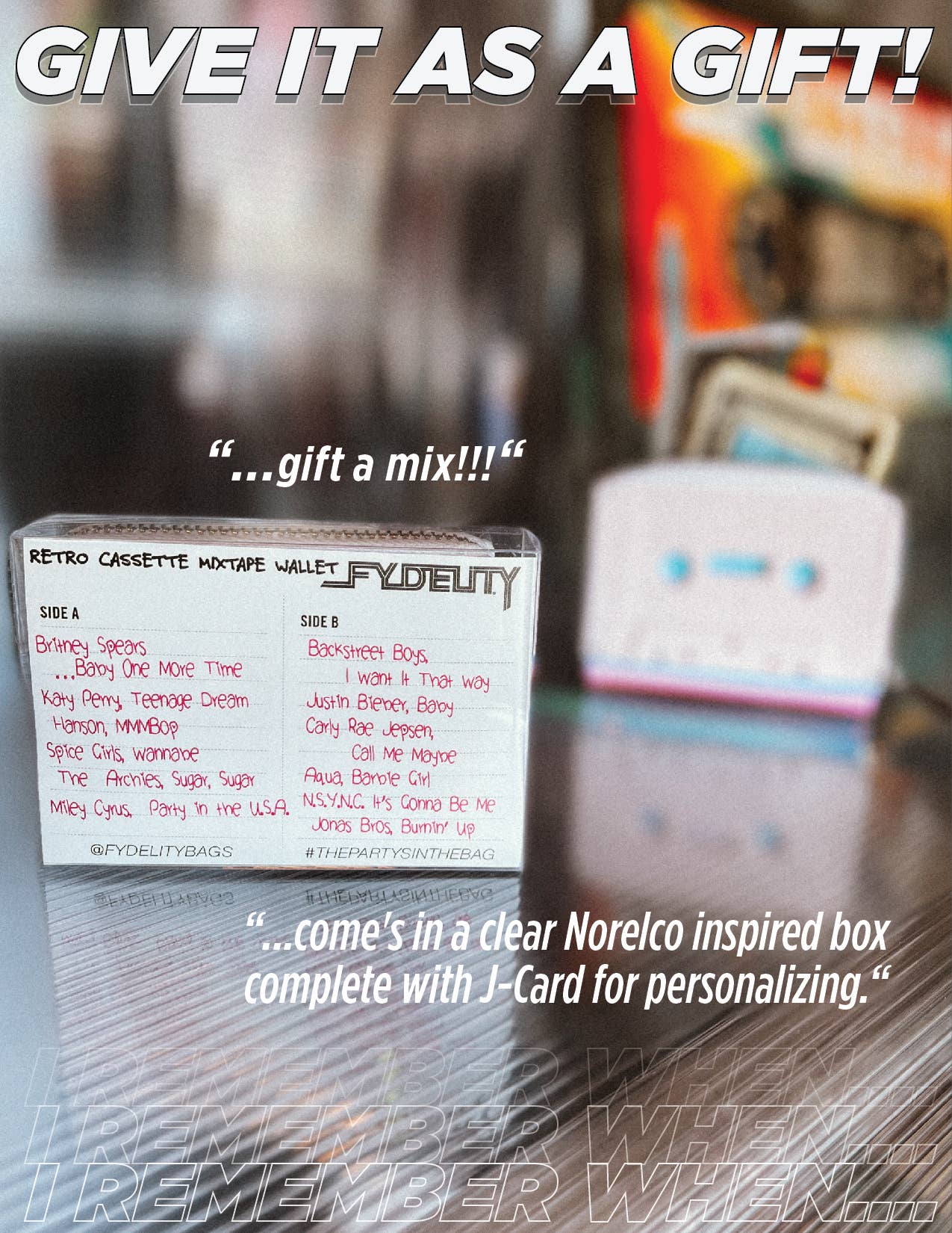 Fydelity – wholesale Plånbok - Dam – 70261: Kassettbandsplånbok | Rosa Matt5