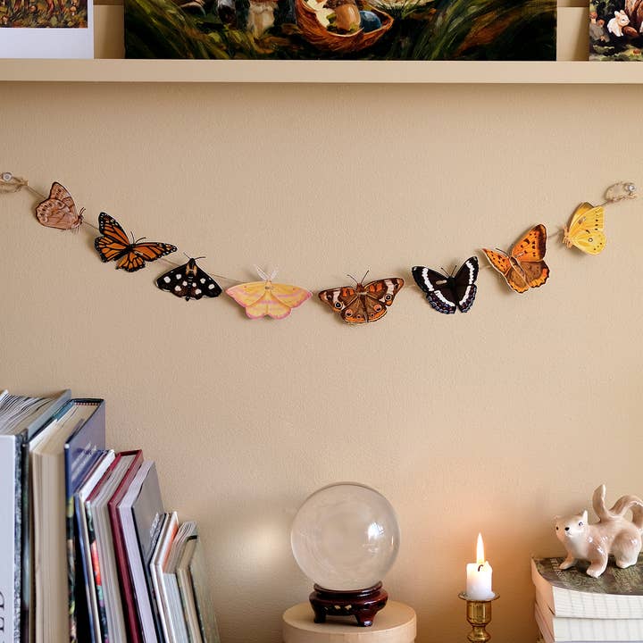 Doro Marcello - Vente Fanion/guirlande - Guirlande de Papillons | Guirlande en Papier DIY | Décoration de Fête d'Anniversaire2