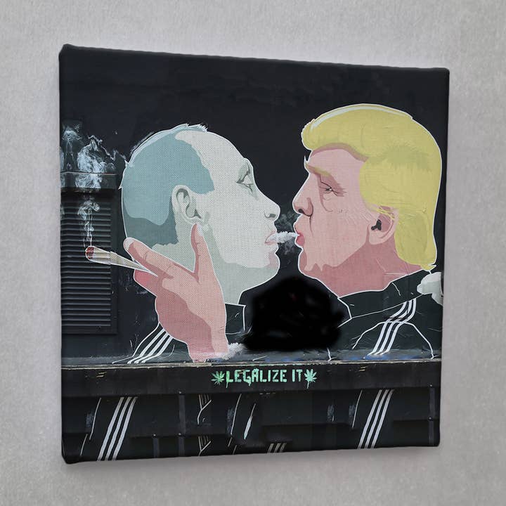 #01203 legalizar impressão de tela de street art por atacado de Eicie