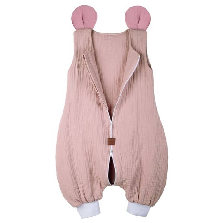 Schlafsack aus Musselin-Baumwolle MOUSE Blush & Baby Pink S für den Großhandel von Hi Little One