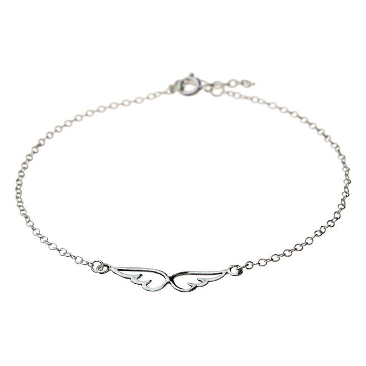 Aspen Wings Sterling Silver Anklet for wholesale by Marlafiji
