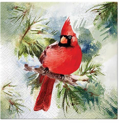 European Excellency – wholesale Disposable napkin – Winter Cardinal Lunch Napkins - Christmas Paper Napkins