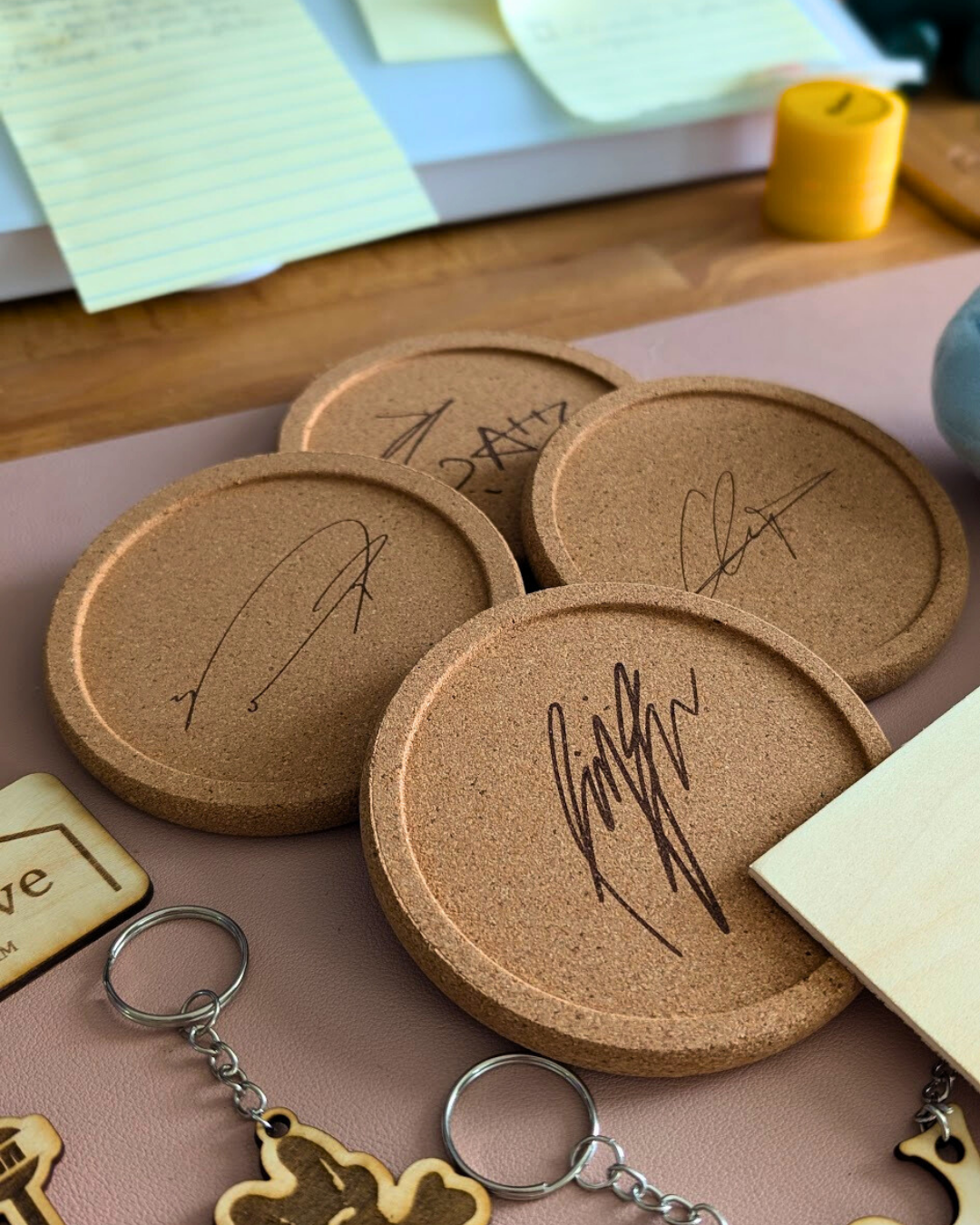 Borahello - Wholesale Coasters - Stray Kids Signature Coasters1