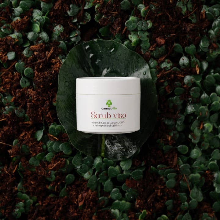 Cannabilla - Venta al por mayor Exfoliantes faciales - Exfoliante facial con aceite de semillas de cáñamo1