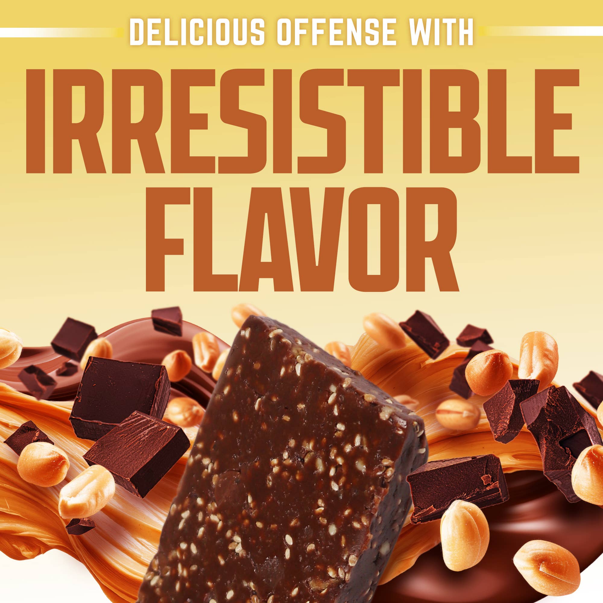 Defender Bar - Wholesale Snack Bar - NEW: Peanut Butter Chocolate Defender Bar (24 bars)4