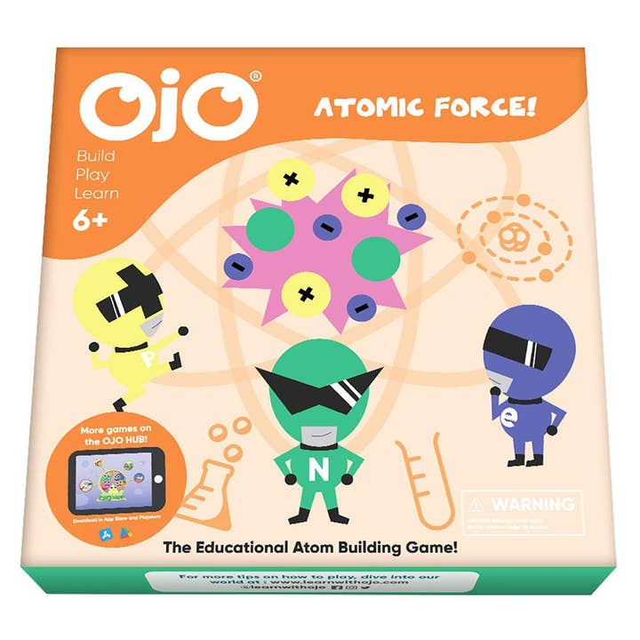 Gioco da tavolo Atomic Force || STEM Kids Chemistry Science Toys per la vendita all'ingrosso da parte di OjO Games