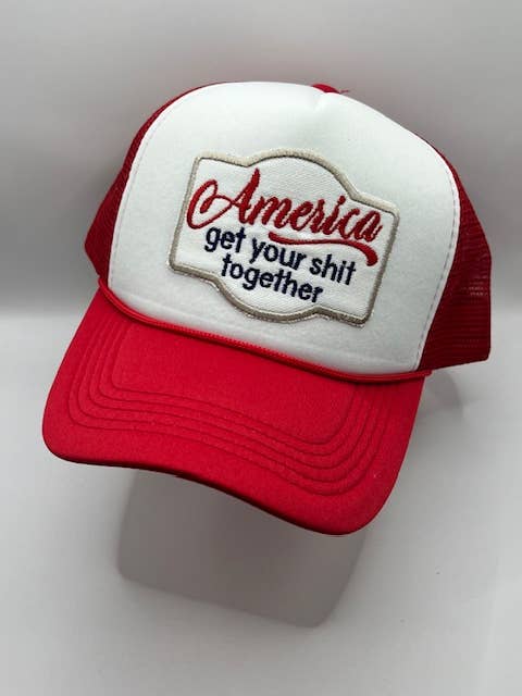 America Get Your Shit Together Rosso per la vendita all'ingrosso da parte di Lucky Girl TX