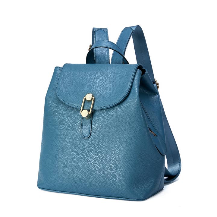 Leather Backpack C'iel Dacey Blue for wholesale by C'iel