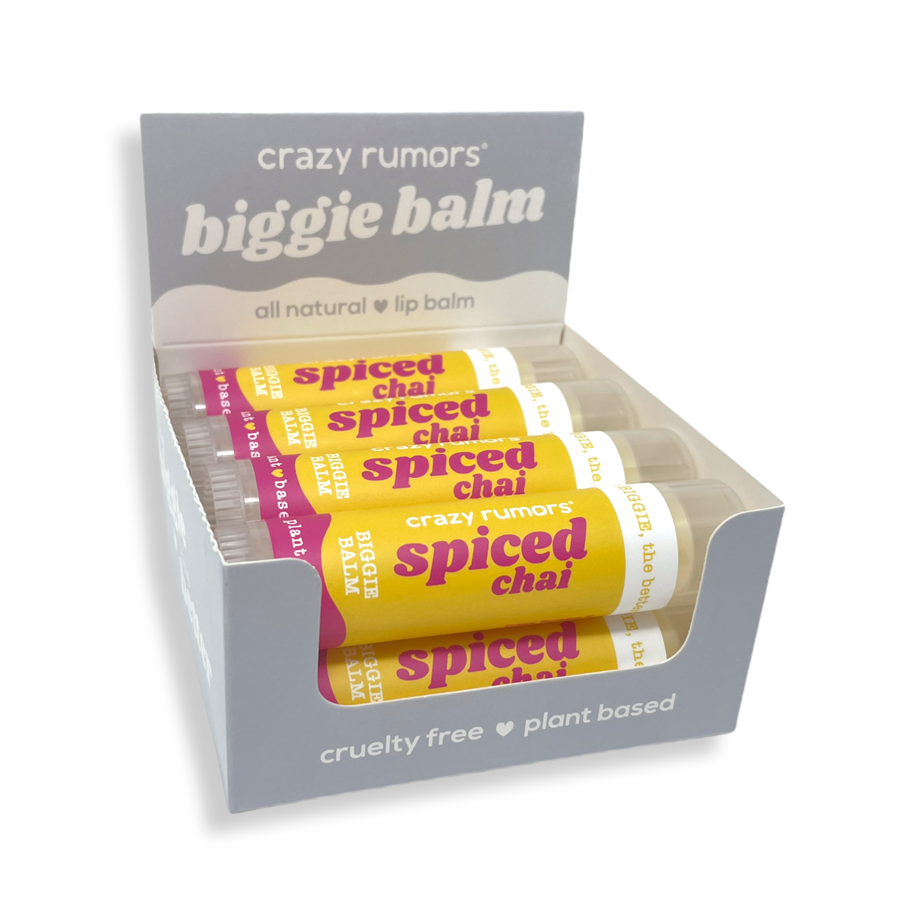 Crazy Rumors UK – wholesale Lip Balm – BIGGIE Spiced Chai  Lip Balm1