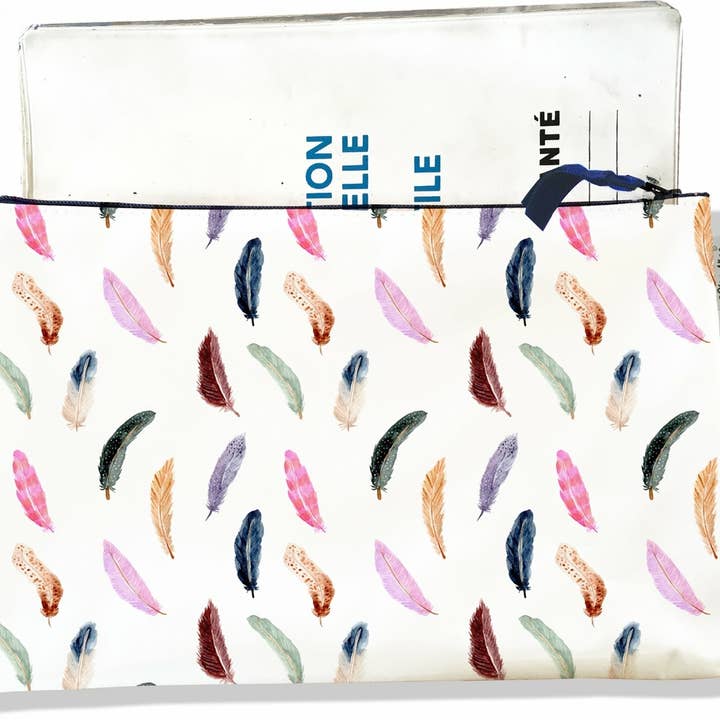 Capa de livro de penas pequenas com fecho de correr por atacado de BISTRAKOO