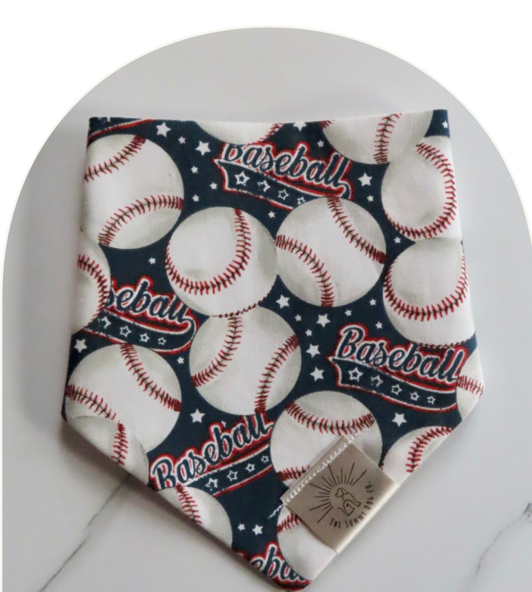 The Sunny Dog Co - Wholesale Pet Bandana - Dog - Baseball Dog Bandana0