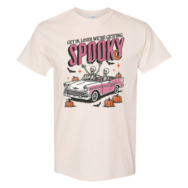Halloween Western VALUE Tee: Get In Loser (PLUS) for wholesale by Small Town Productions