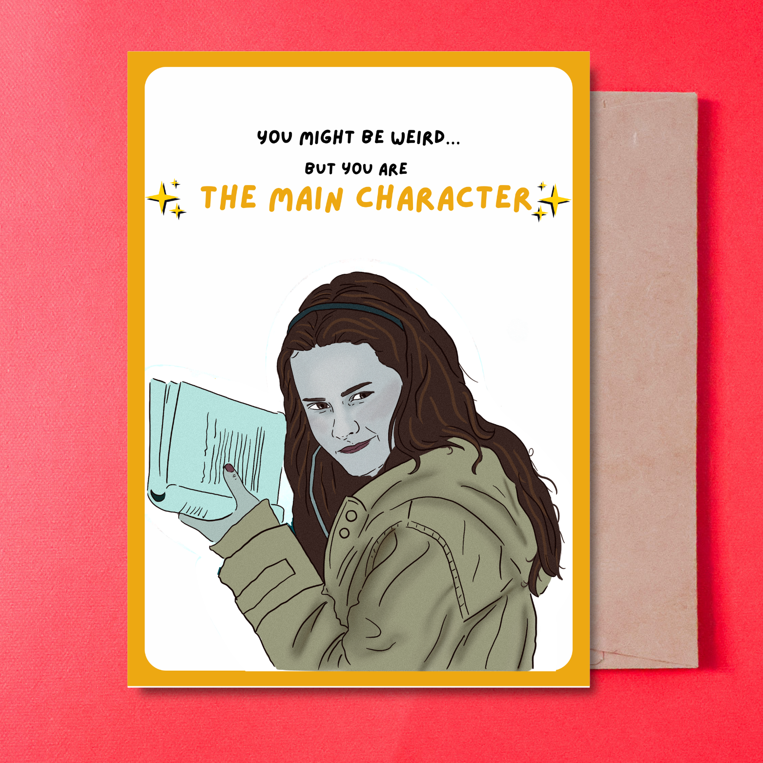 Gaec Studio - Wholesale Everyday Greeting Card - Main Character Bella, Pop Culture Card with Envelope0