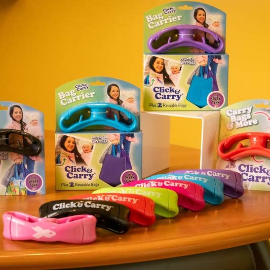 Click & Carry - Wholesale Grocery/Shopping Bag - Click & Carry Grocery Bag Handle with 2 Reusable Bags Bundle18