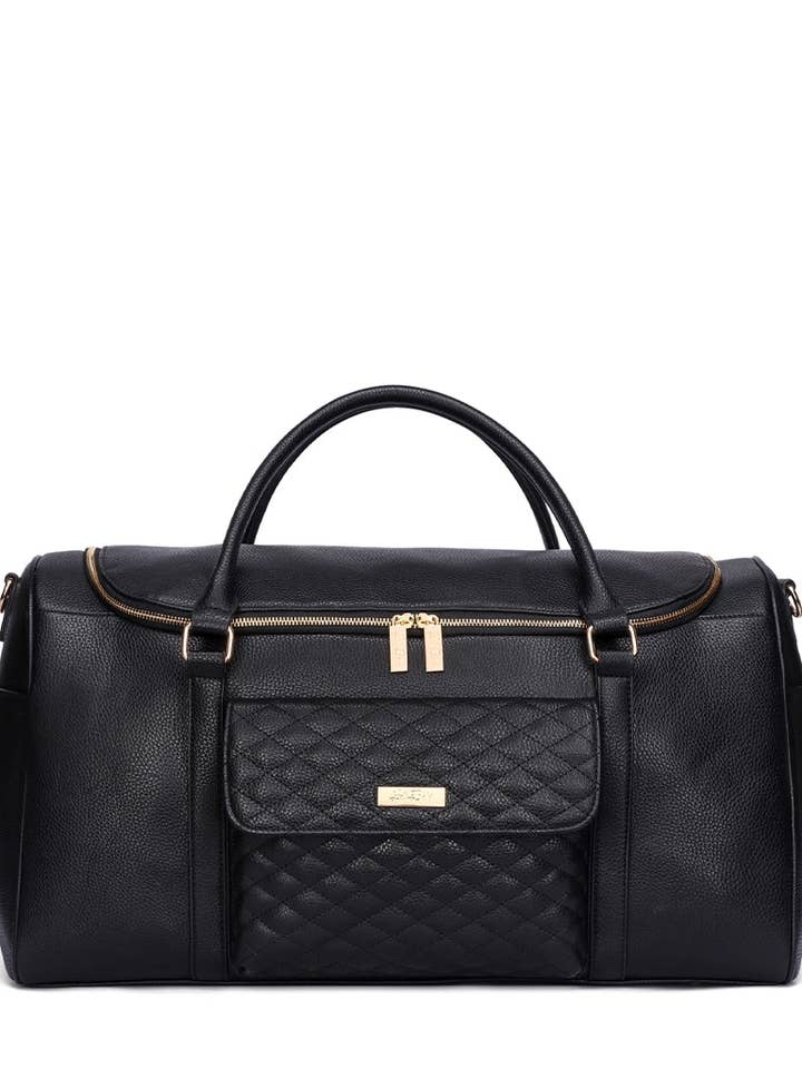 Monaco Travel Bag | Ebony Black for wholesale by Luli Bebe