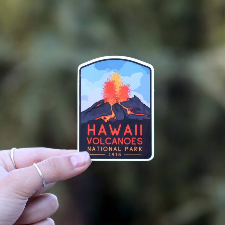 Squatchy - Wholesale Sticker - Hawaii Volcanoes National Park - Vinyl Sticker