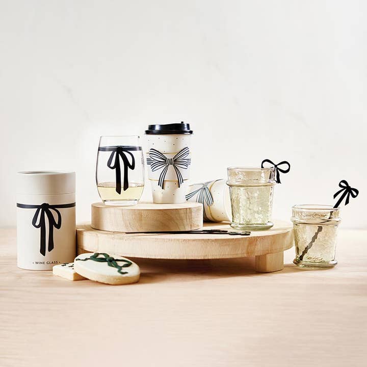 Faithworks by Creative Brands - Wholesale Wine/Cocktail Glass Markers - Acrylic Drink Markers - Bows - Set of 64