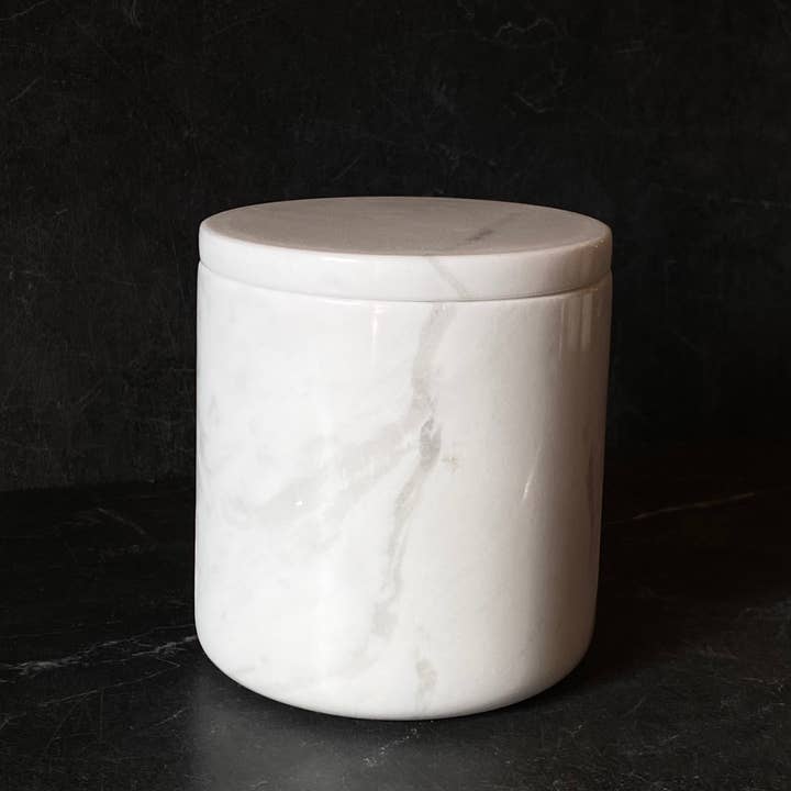 VÅL CO. - Wholesale Candle holder - Refillable Luxury Natural Stone Marble Candle Holder