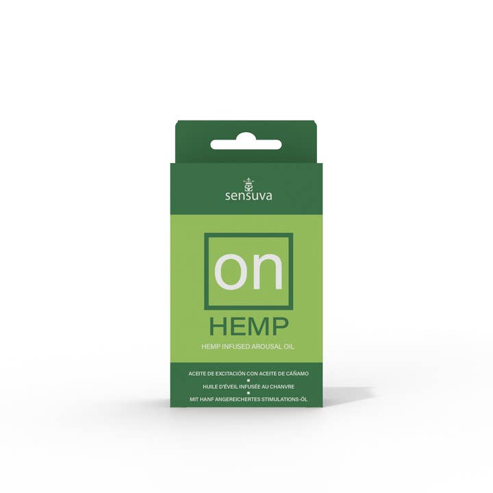 Sensuva - Wholesale Personal Lubricant - Onâ„¢ Arousal Oil Hemp 5ml Medium Box