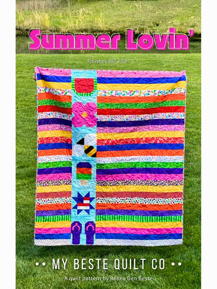 Quilt Pattern: Summer Lovin' for wholesale by My Beste Quilt Co