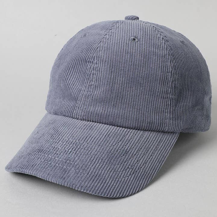 Fashion City - Wholesale Baseball Cap - Women's - Corduroy Adjustable Cotton Baseball Cap Dad Hat1