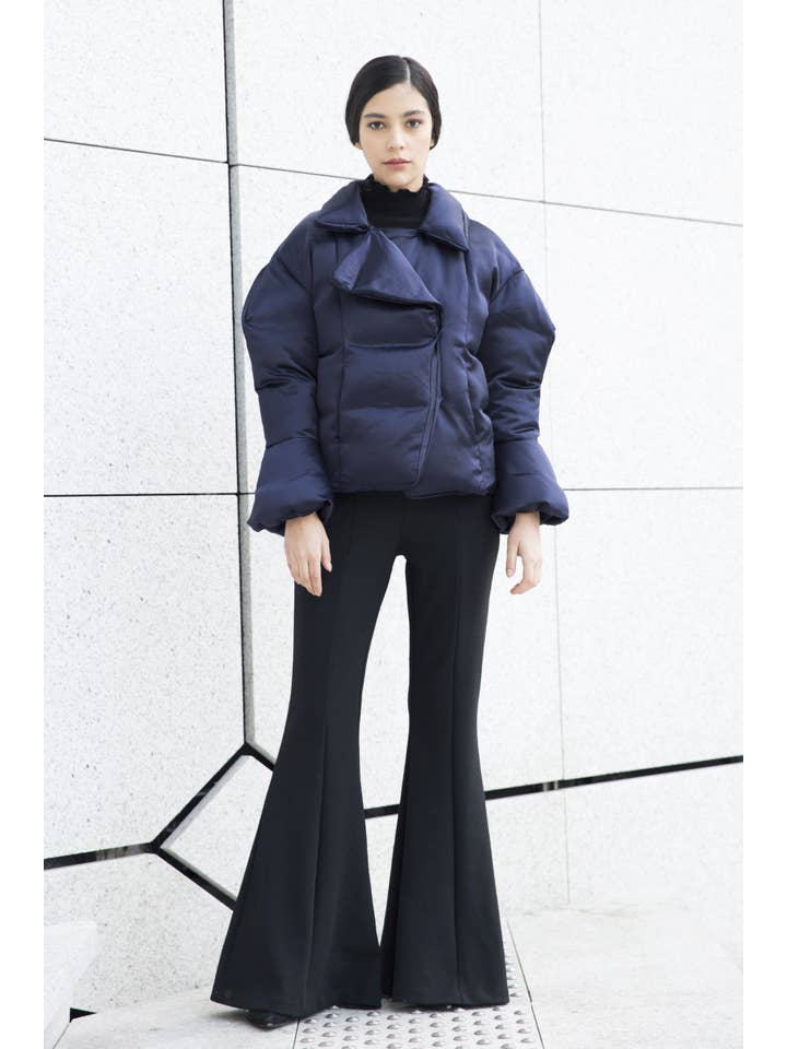 SUNDAY LIFE - Wholesale Puffer Jacket - Women's - REINE - ORIGINAL CUT SATIN DOWN JACKET