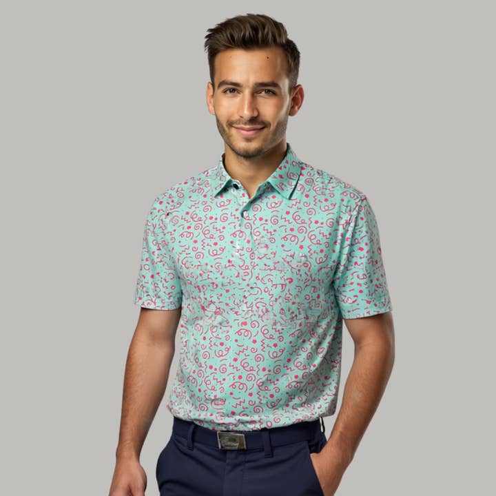 NIEUWE Coastal Mint Polo voor wholesale door Chippopotamus Inc