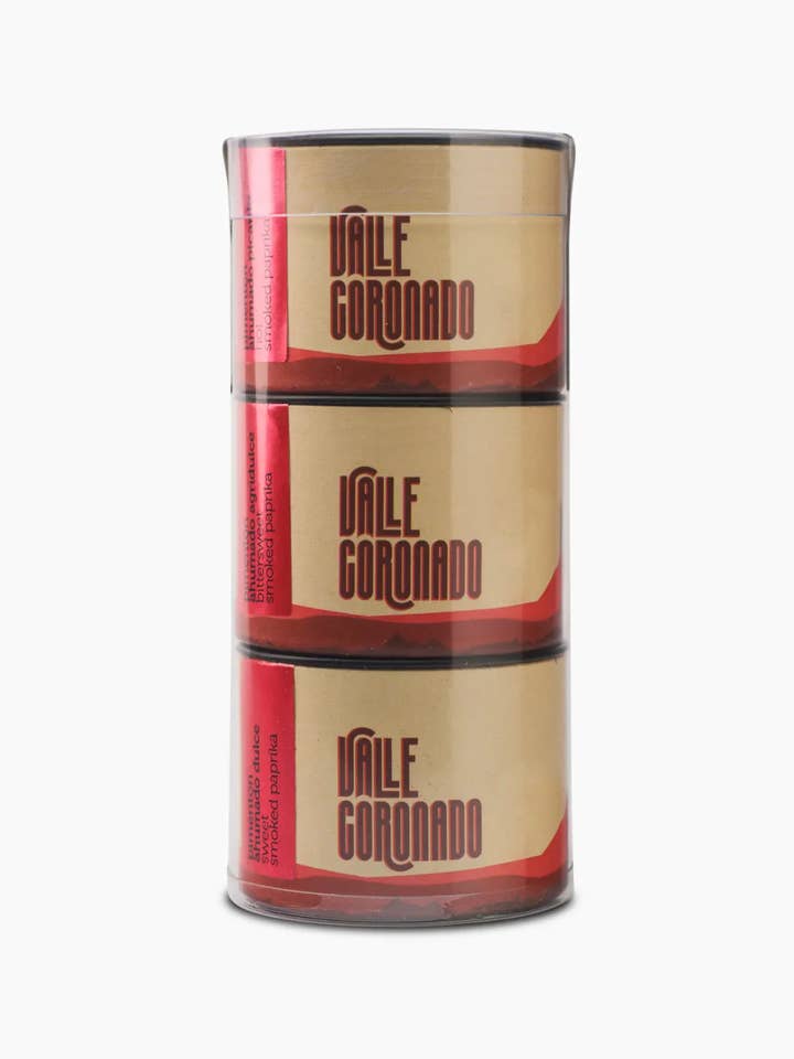 Confezione 3 Condimenti Paprika per la vendita all'ingrosso da parte di Valle Coronado