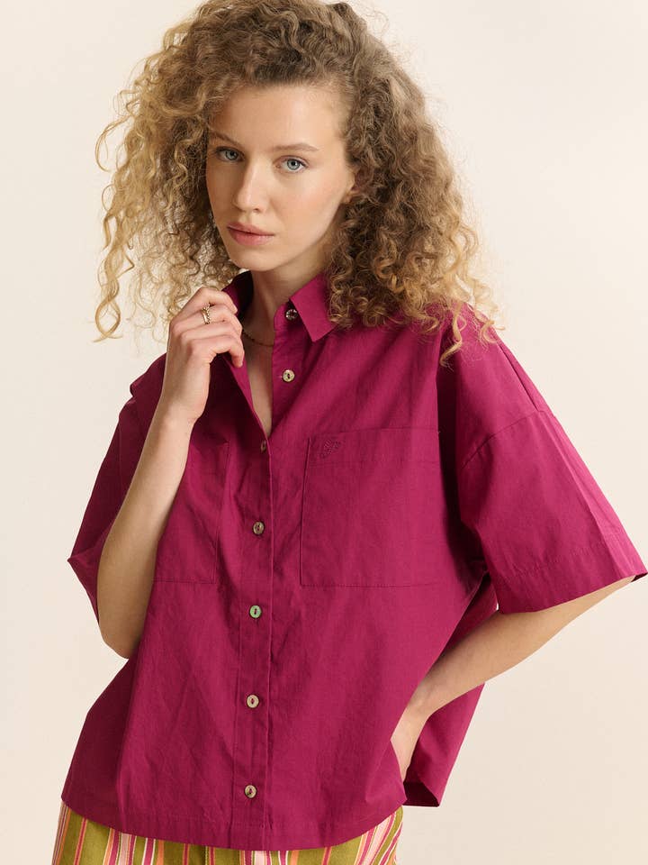 Short-sleeve shirt - CELINE for wholesale by Garance Paris