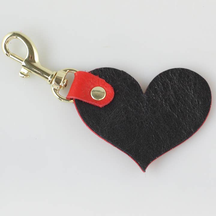 Zina Kao Exclusives - Wholesale Keychain – Women's - Two Tone Soft Leather Keychain: 2 shapes!19