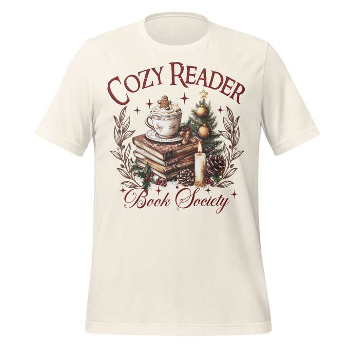 Cozy Reader Book Society Tee for wholesale by MagicMerchEmporium