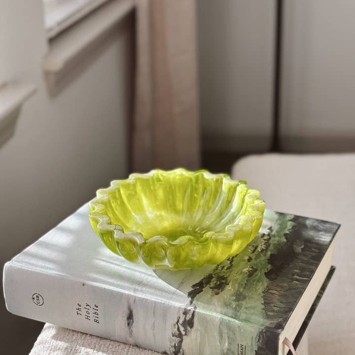 V.rogers Designs - Wholesale Decorative Plate/Dish/Bowl - Clari Sculpted Handmade Decorative Bowl - Trinkets, Gift5