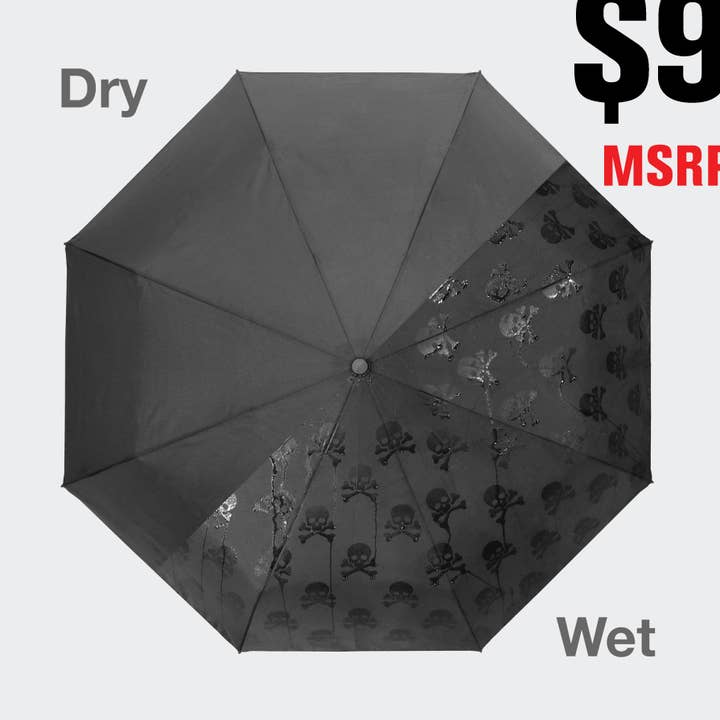 Hidden Skulls Umbrella for wholesale by SUCK UK Ltd - USA