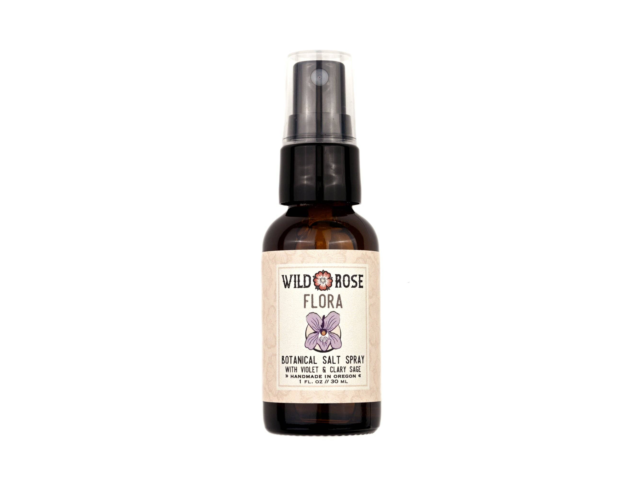 Wild Rose Herbs - Wholesale Hair Spray - Flora - Botanical Salt Spray 1oz // 30ml 2