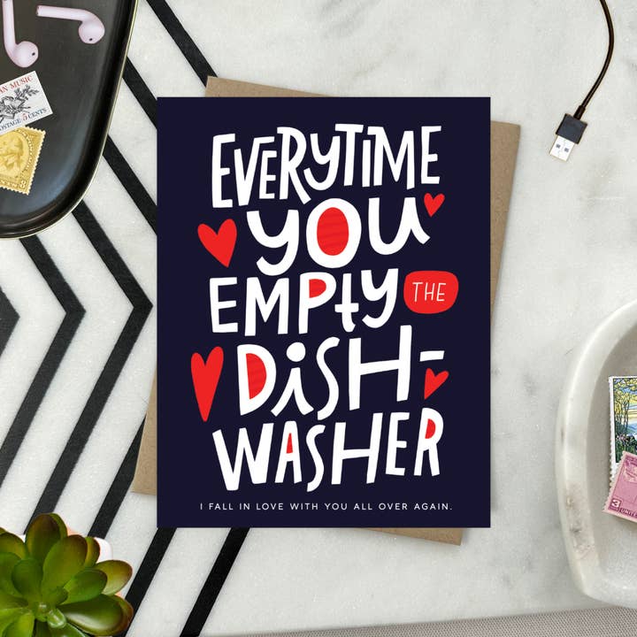 Barone and Co. - Wholesale Love Card - Empty Dishwasher Love Card1