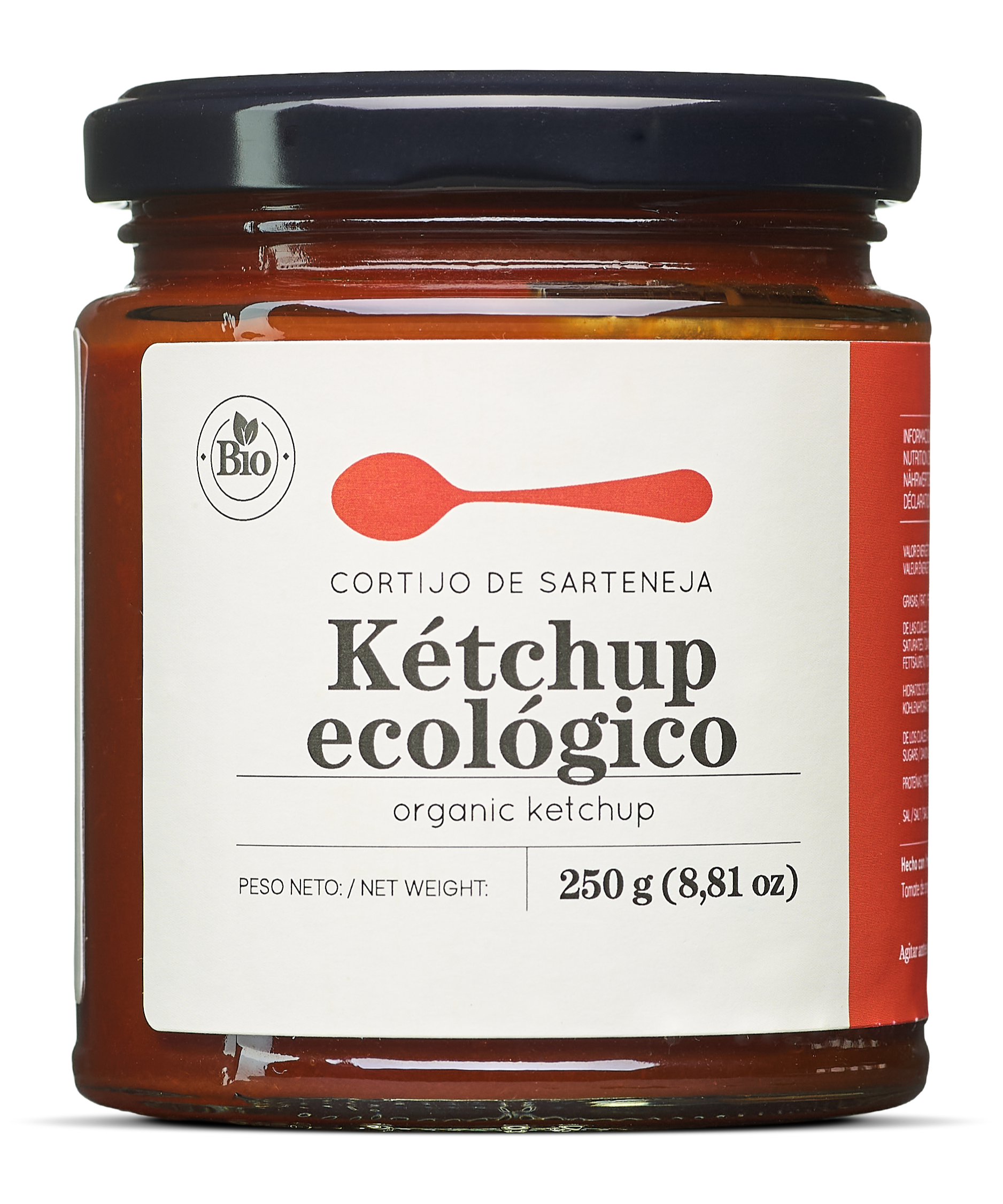Cortijo de Sarteneja – wholesale Ketchup – Organic Ketchup 250g1