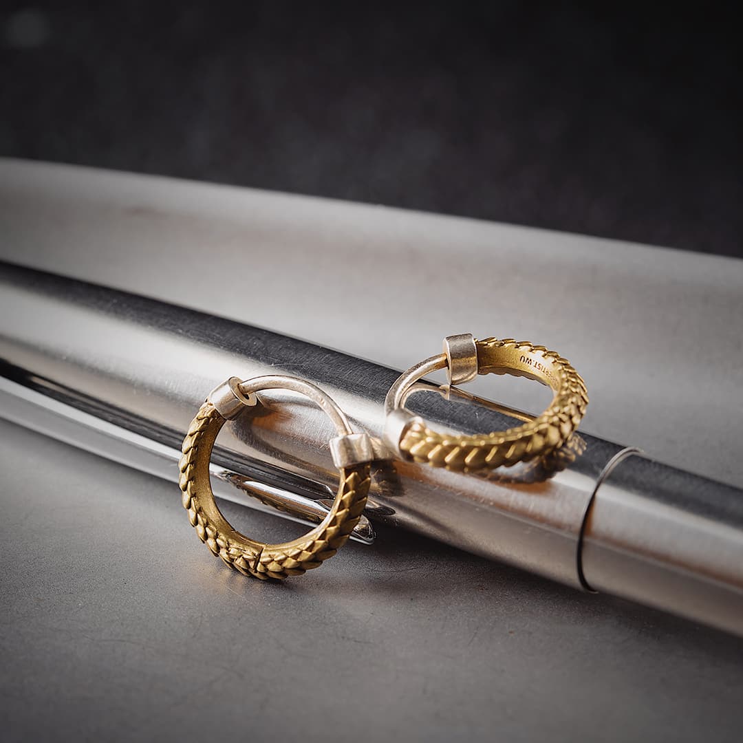 Coppertist.wu - Wholesale Hoop Earrings - Snake Skin Earrings6