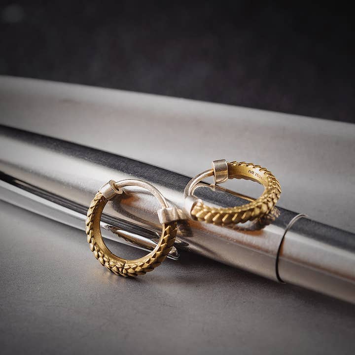 Coppertist.wu - Wholesale Hoop Earrings - Snake Skin Earrings6