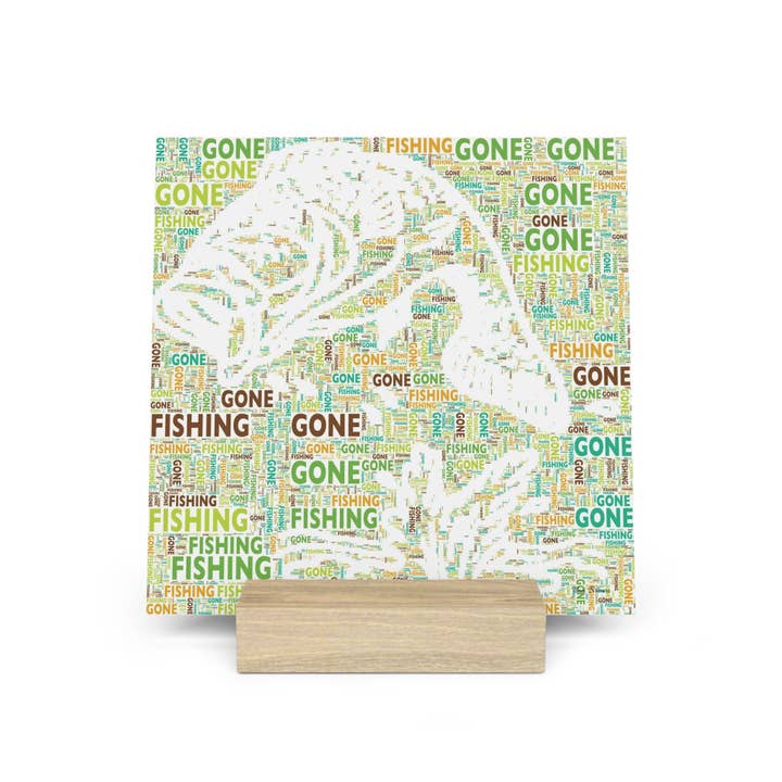 Bass Fishing Gallery Board for wholesale by Tina Brown