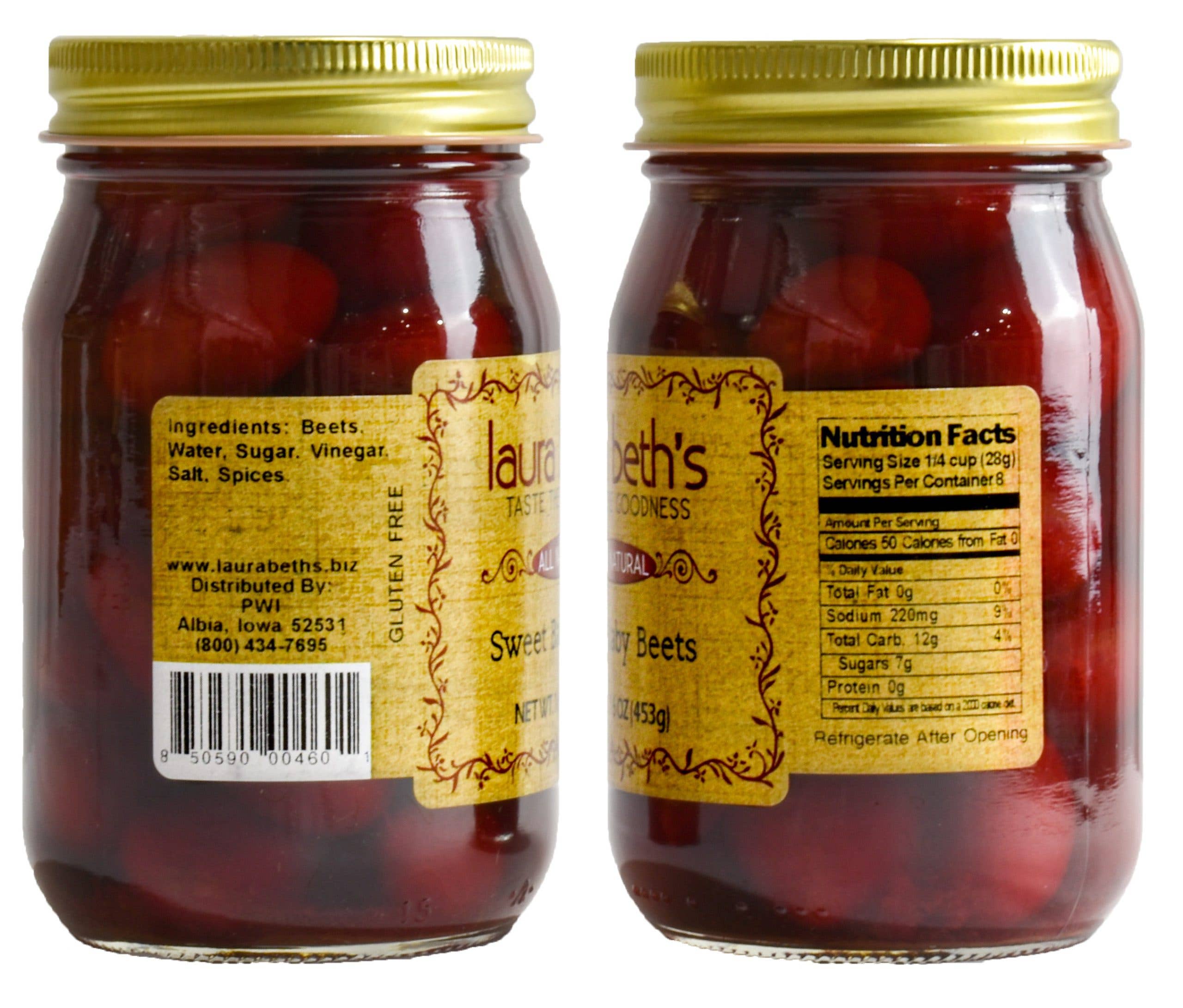 IOWA SMOKEHOUSE - Vente Légumes marinés - Betteraves sucrées pour bébés (12/caisse)1