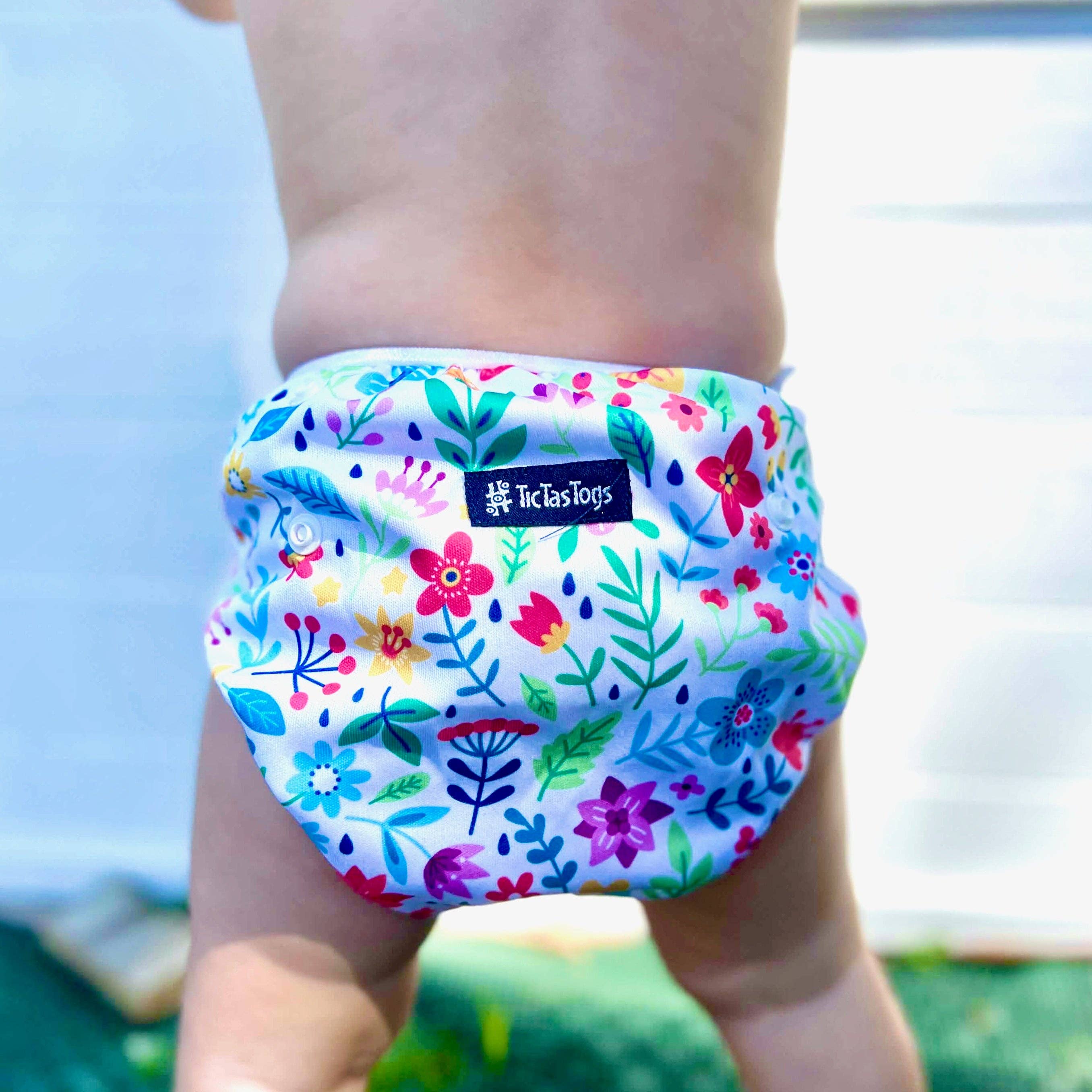 Tic Tas Togs - Wholesale Swim nappy – Baby - Reuseable Swim Nappy 2 Pack | Ditsy Daisy1